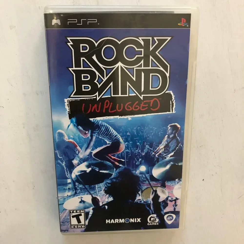Rock Bank Unplugged (Sony PSP PlayStation Portable) Tested And Working